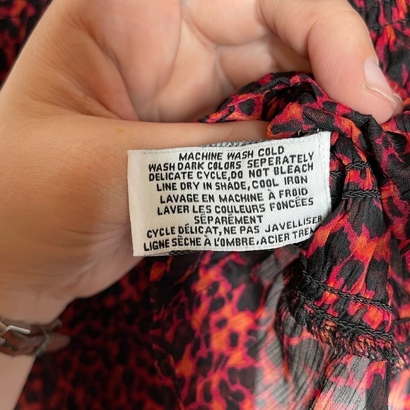 WALTER BAKER Serena Top City Lights red leopard - Picture 12 of 12